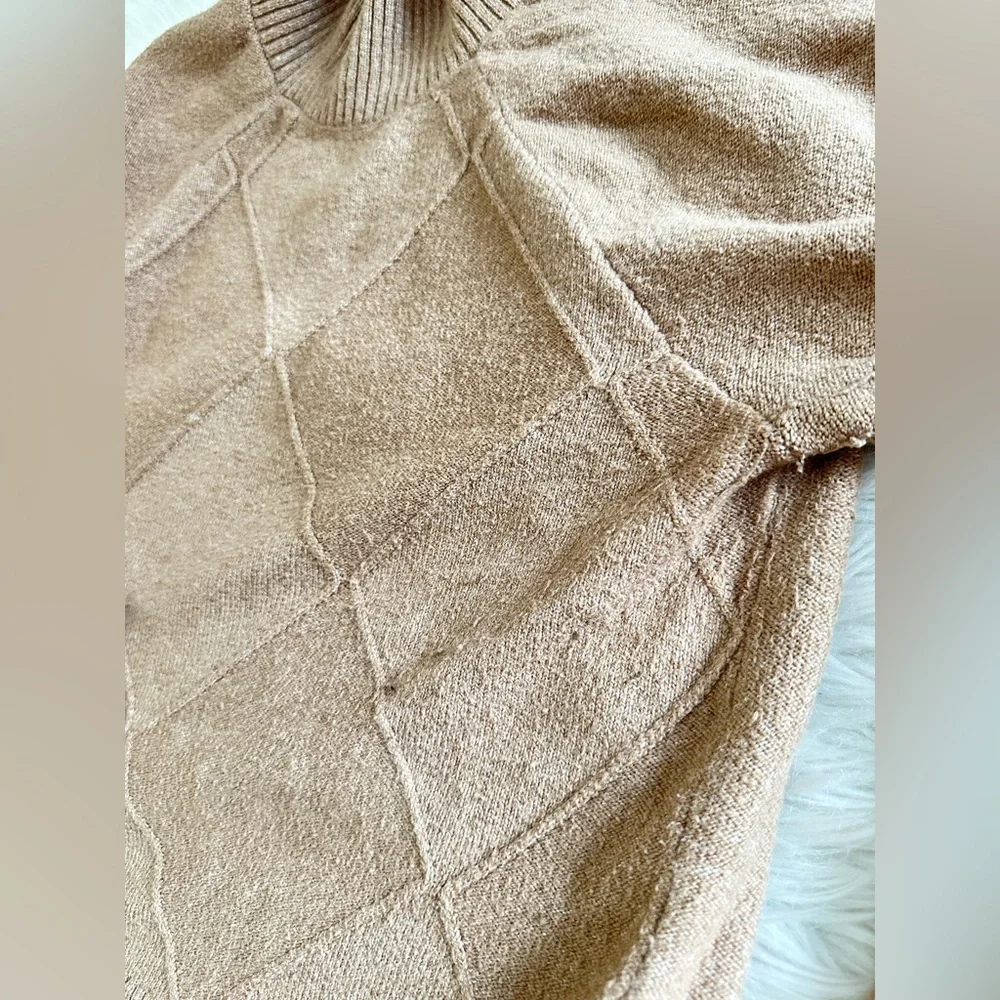Banana Republic textured mock neck sweater